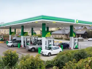 bp petrol station