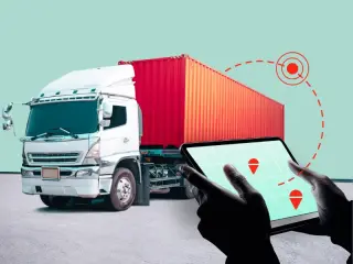 hgv with a tracking system