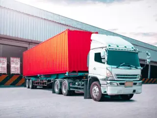 large hgv truck