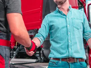 two men shaking hands