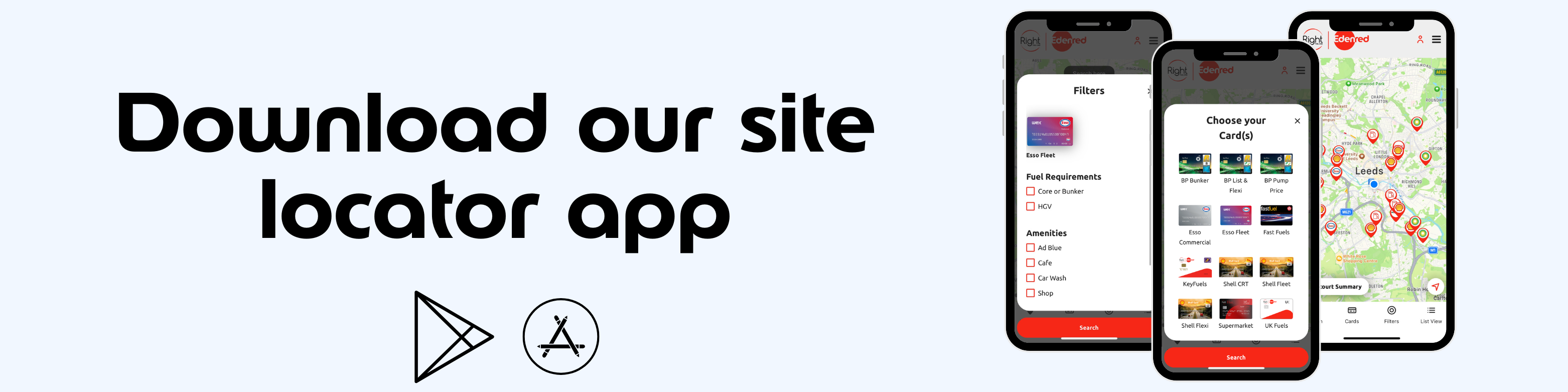 Download our site locator app