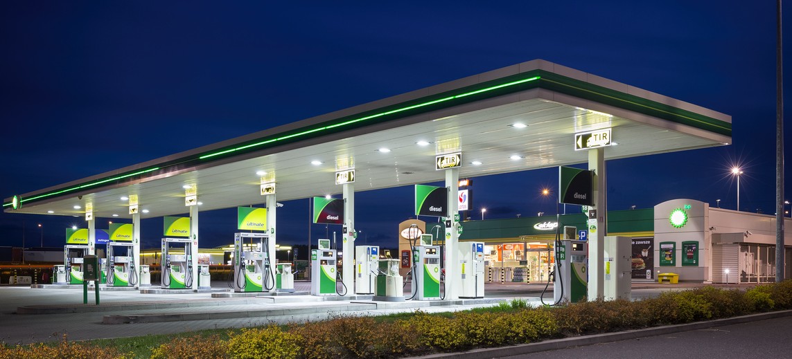 BP petrol station