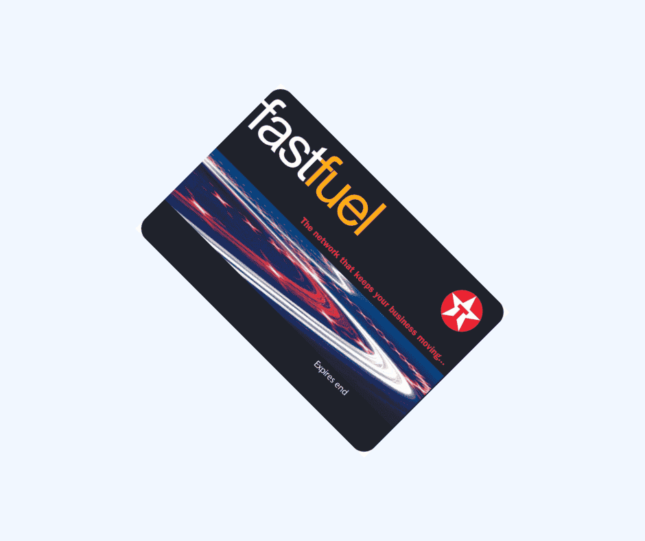 Texaco Fast Fuels card