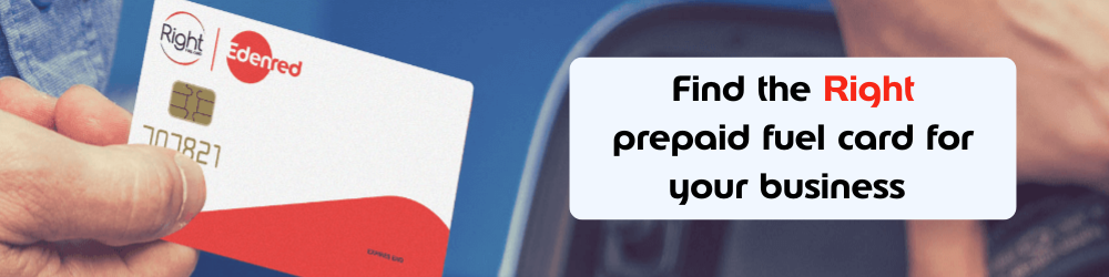 Prepaid fuel card banner